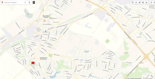 Билборд B в Крюковщине, 3х6  Киев-село Крюковщина,ул.Черновола (В) схема