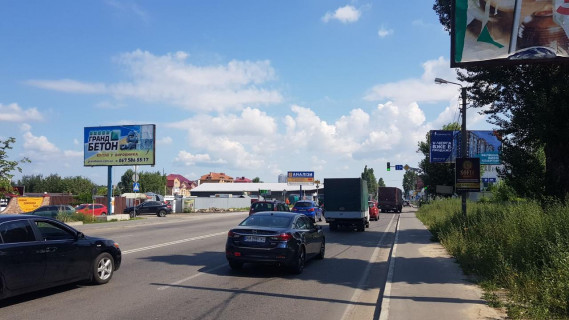 Билборд B в Софиевской Борщаговке, 3х6  ул.Киевская  ,Боярка-Вишневое-Киевская большая окружная (Б) фото 1
