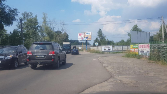 Билборд A в Киеве, 3х6  Осокорки, вул. Центральна навпроти вул. Сонячної, у напр. пр.Бажана 2 км. 300 м.(А) фото 1