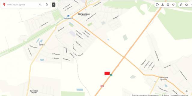 Билборд B в Київських трасах, 3х6  М-05.Одесса -Киев , 36 км.700 м. схема