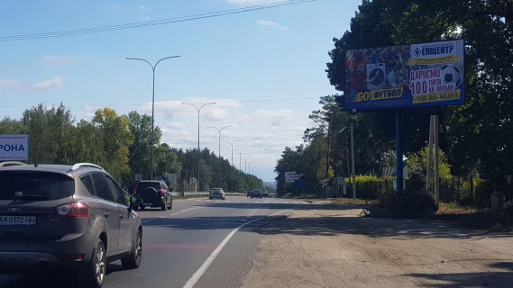 Билборд A в Вышгороде, 3х6  г.Вышгород,на расстоянии 170 м, от Р-02, фото 1
