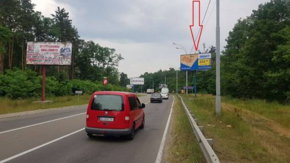Билборд A в Вышгороде, 3х6  Р-02 Иванков-Вышгород-Киев 19 км.250 м. фото 1