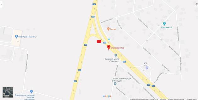 Билборд A в Вышгороде, 3х6  г.Вышгород,на расстоянии 170 м, от Р-02, схема