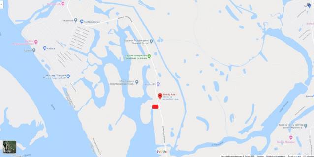 Билборд  в Киеве Золоче-Осокорки-Киев схема
