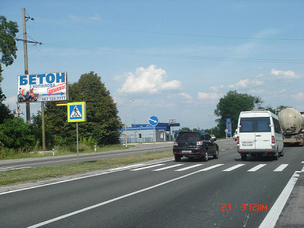 Билборд B в Київських трасах, 3х6  М-06 Житомир-Киев 44 км 980 м фото 1