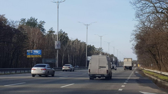 Білборд, Бігборд (Борд)  B у Києві, 3х6  Бориспольская трасса,въезд в Киев со стороны а.э.Борисполь, Фото 1