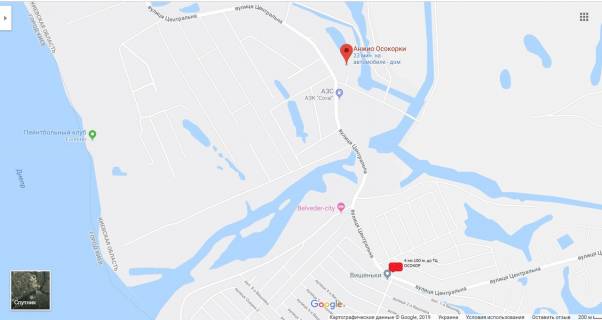 Билборд A в Киеве Золоче-Осокорки-Киев     4 км.100 м.(А) схема