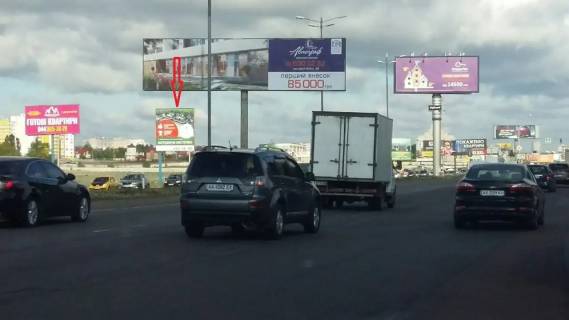 Билборд B в Киеве, 3х6  Большая окружная  1000 м.от Жилянского моста фото 1