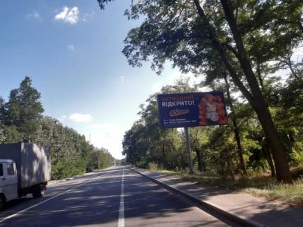 Билборд A в Лютеже, 3x6  с. Лютіж в'їзд з боку Києва траса Київ-Іванків-Овруч, АЗС Манго, зупинка загального транспорту, напрямок Вишгород,Київ фото 1