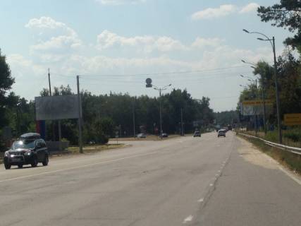 Билборд B в Вышгороде Трасса Киев-Иванков-Овруч, справа, выезд на ул.Богатырскую , за поворотом г. Вишгород в Киев фото 1