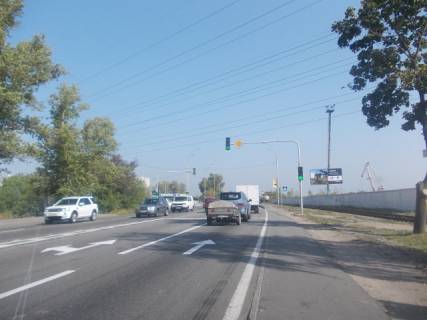 Білборд, Бігборд (Борд)  A у Вишгороді, 3x6  вул.Набережна, ЖК Дніпровські зорі, зупинка напрямок з Києва Фото 1