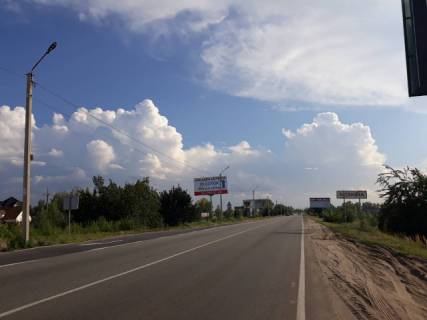 Білборд, Бігборд (Борд)  B у Вишгороді, 6x3  траса Р69 с.Хотяновка, магазин Фора, виїзд з села, напрямок до Вишгорода, Київ Фото 1