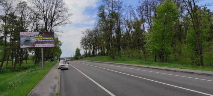 Билборд B в Лютеже, 3x6  с. Лютіж в'їзд з боку Києва траса Київ-Іванків-Овруч, АЗС Манго, зупинка загального транспорту, напрямок Димер фото 1