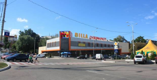 Видеоборд A в Вышгороде, 3.2x2.5  площа Шевченка, центральний фасад NOVUS - 267989 фото 1