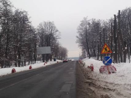 Billboard B in Vishgorod, 6x3  s. Lutez v"ezd so storony Kieva trassa Kiev-Ivankov -Ovruc, AZS , ostanovka obs transporta, napravlenie Dymer Photo 1
