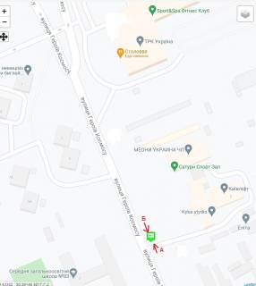 Билборд B в Киеве ул. Героїв Космосу,2, ТРЦ ВИТАМИН ,  схема