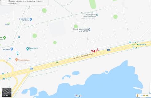 Билборд A в Киеве пр-т. М. Бажана, 5е схема