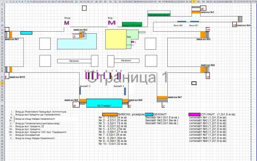 Бэклайт + в Киеве, 5х1.8  Майдан Незалежності схема