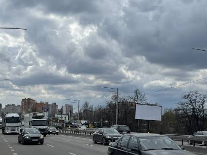 Білборд, Бігборд (Борд)  A у Києві просп. академіка Палладіна / вул. Генерала Наумова по направленню до м. Академмістечко  НОВИЙ ЩИТ  Фото 1