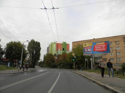 Билборд A в Киеве, 3х6  ул. Лебедева-Кумача, 7-В , напроти, ( Миколи Голего), , біля АТБ, ЕкоМаркет, НОВА ПОШТА фото 1