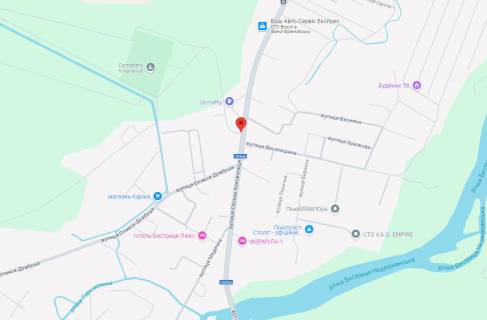 Billboard A in Ivano-Frankivsk, 4х3  Konoval'ca 407 scheme