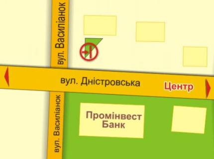 Ситилайт  в Ивано-Франковске, 1.8х1.2  Дністровська схема