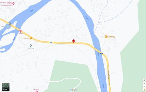 Билборд  в Ивано-Франковске, 3х6  Траса Н-09 Мукачево-Львів схема