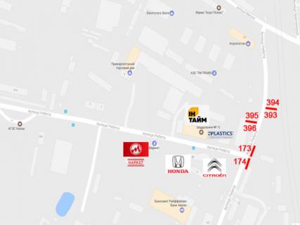 Билборд  в Ивано-Франковске, 3х6  Ребета схема