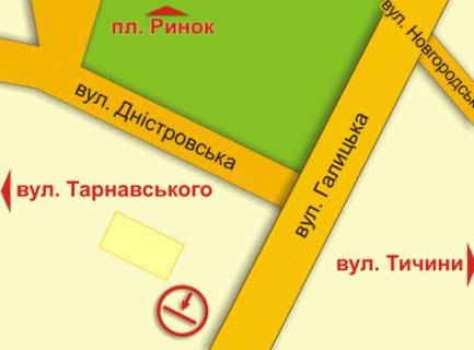Ситилайт  в Ивано-Франковске, 1.8х1.2  Дністровська схема