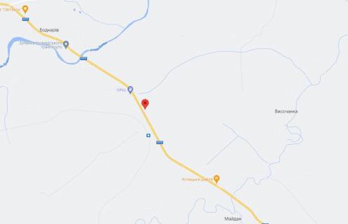 Билборд  в Ивано-Франковске, 3х6  траса Н 10 Івано-Франківській - Калуш схема