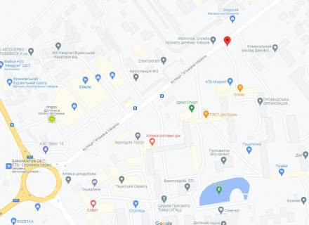 Билборд  в Ивано-Франковске, 6х6  Мазепи схема