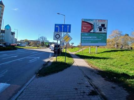 Билборд A в Ивано-Франковске, 3х6  Галицька, Набережна, Надрічна низ. від ТЦ 555-Велес і МЕТРО до ТЦ ПАККО, до моста на вул.Галицькій, до АЗС ОККО фото 1