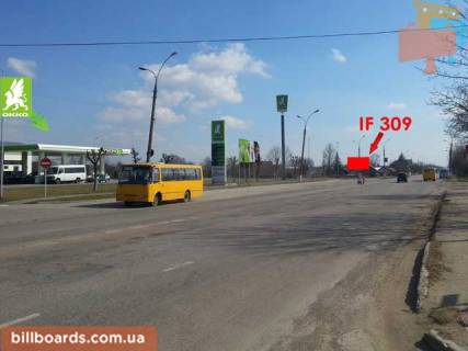 Билборд B в Коломые, 3x6  Коломия Карпатська АЗС    (Б) фото 1