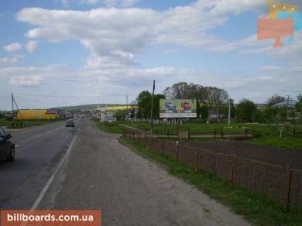 Билборд A в Рогатине, 3x6  Рогатин вїзд   А фото 1