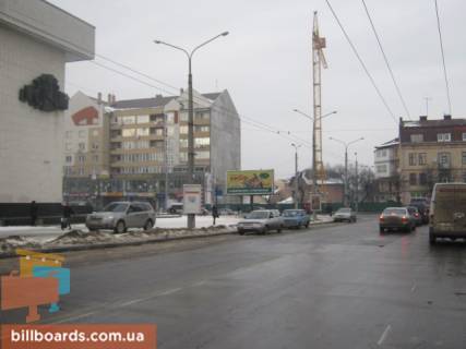 Билборд B в Ивано-Франковске, 3х6  Незалежності, Бандери фото 1