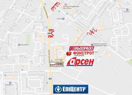 Billboard  in Ivano-Frankivsk, 3х6  Стуса scheme