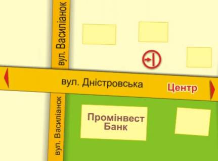 Ситилайт  в Ивано-Франковске, 1.8х1.2  Дністровська схема