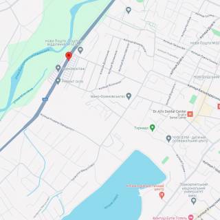 Билборд A в Ивано-Франковске, 3х6  Набережна ім. В. Стефаника, поруч гаражного кооперативу №005 (навпроти автомийки) схема