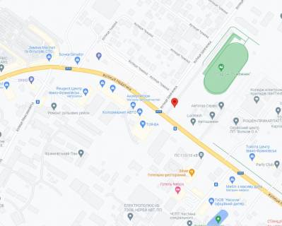 Билборд B в Ивано-Франковске, 3х6  вул. Надрічна, 68 ("Бізон"), ст. Б схема