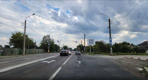 Билборд B в Ивано-Франковске, 3х6  Тараса Шевченка схема