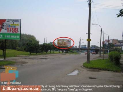Билборд B в Ивано-Франковске, 3х6  Набережна фото 1