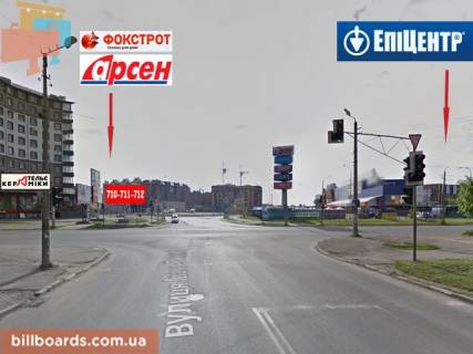 Билборд B в Ивано-Франковске, 3х6  Івасюка, Миколайчука фото 1