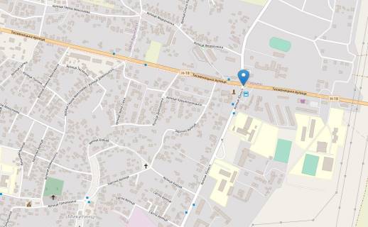 Билборд A в Никитинцах, 3х6  Незалежності схема