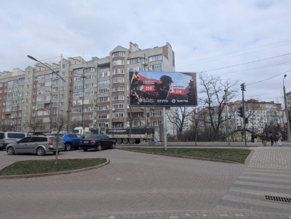 Билборд B в Ивано-Франковске, 3х6  Галицька Пасічна, поруч RIVER PARK фото 3