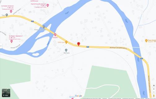 Билборд A в Яремче, 3х6  Микуличин, траса Н-09 Мукачево-Львів, 50 м після готелю Гердан, в`їзд у селище, напрямок руху на Буковель ст. А схема