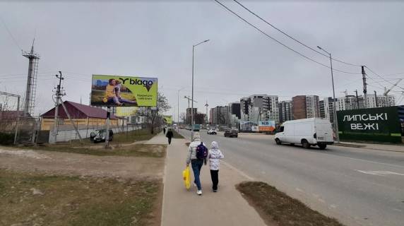 Білборд, Бігборд (Борд)  A у Івано-Франківську, 3х6  Набережна до Калинової Слободи, до АЗС ОККО Фото 1