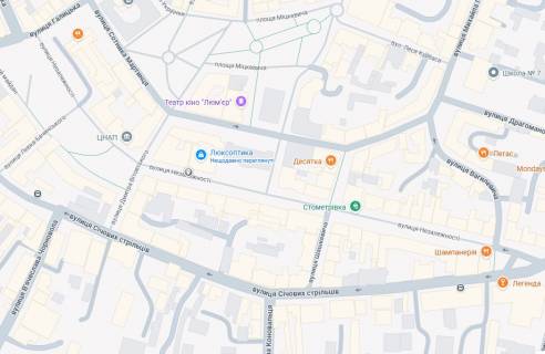 Видеоборд  в Ивано-Франковске, 1.8х1.2  Незалежності - 657693 схема