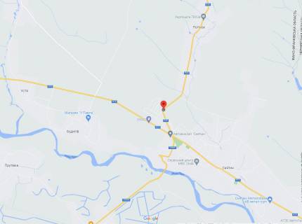 Билборд A в Снятыне, 3х6  Тараса Шевченка Снятин, вул.1-го грудня (траса Городенка-Снятин) ст.А схема