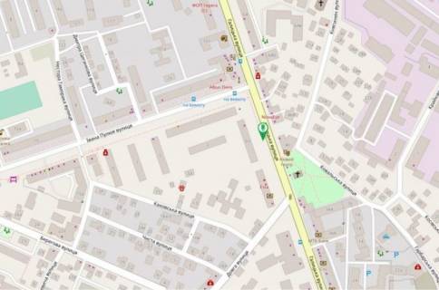 Ситилайт B в Ивано-Франковске, 1.8х1.2  вул. Галицька навпроти Софрона Мудрого (Княгинин) №1 ст. Б схема