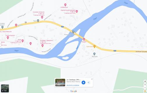 Билборд  в Ивано-Франковске, 3х6  Траса Н-09 Мукачево-Львів схема